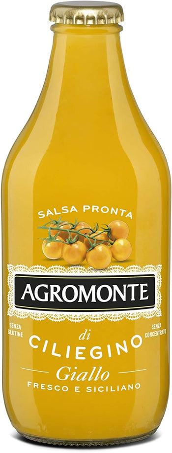 AGROMONTE Salsa Pronta di Pomodoro Ciliegino Giallo 330g (1)